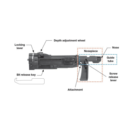 Simpson BITKEY Quik Drive Replacement Bit Key for Tools