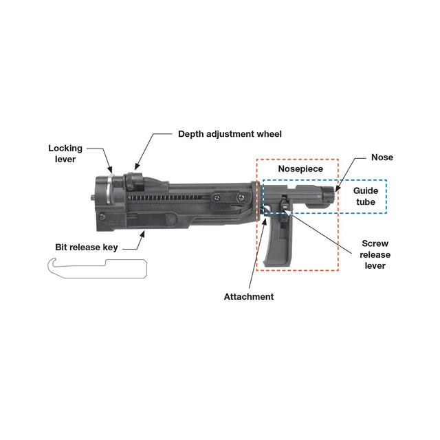 Simpson BITKEY Quik Drive Replacement Bit Key for Tools