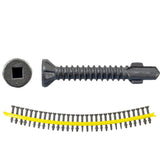 Simpson Strong-Tie CBSDQ138S (#10 x 1-3/8") Sheathing-to-CFS Screw Ribbed Flat Head (1500 Pack)