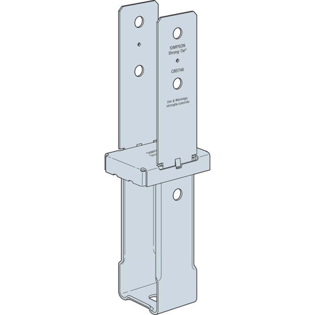 Simpson Strong-Tie CBST46HDG Hot-Dip Galvanized Standoff Column Base for 4x6