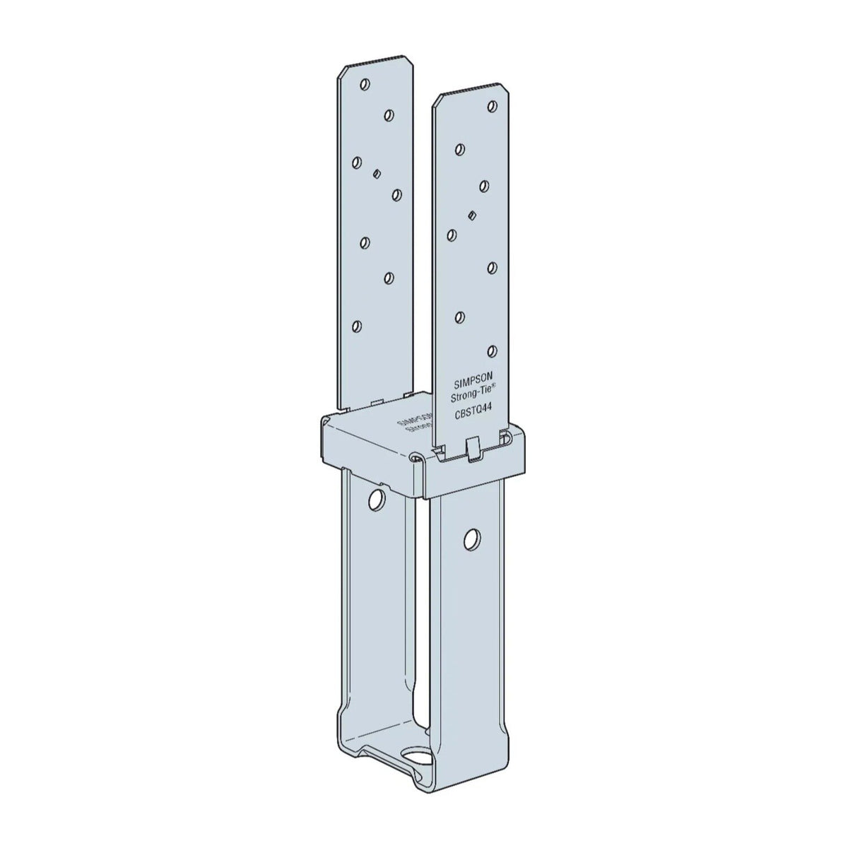 Simpson Strong-Tie CBSTQ44-SDS2HDG Quick-Install Column Base w/SDS Scr ...