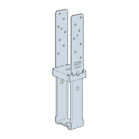 Simpson Strong-Tie CBSTQ44-SDS2HDG Quick-Install Column Base w/SDS Screws - Hot Dip Galvanized