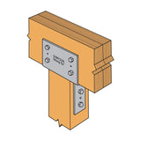 Simpson Strong-Tie CC66HDG Hot-Dip Galvanized Column Cap for 6x Beam and 6x Post - 3