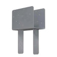 Simpson CCQ5-8SDS2.5 Strong-Tie Column Cap for 5-1/8" Beam, 8x Post with SDS Screws - Heavy-Duty Steel, Gray Paint