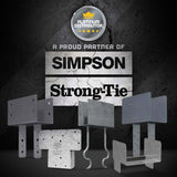 Simpson Strong-Tie CCQ86SDS2.5 Heavy-Gauge Steel Column Cap with SDS Screws for 8x Beam to 6x Post Connections - 4