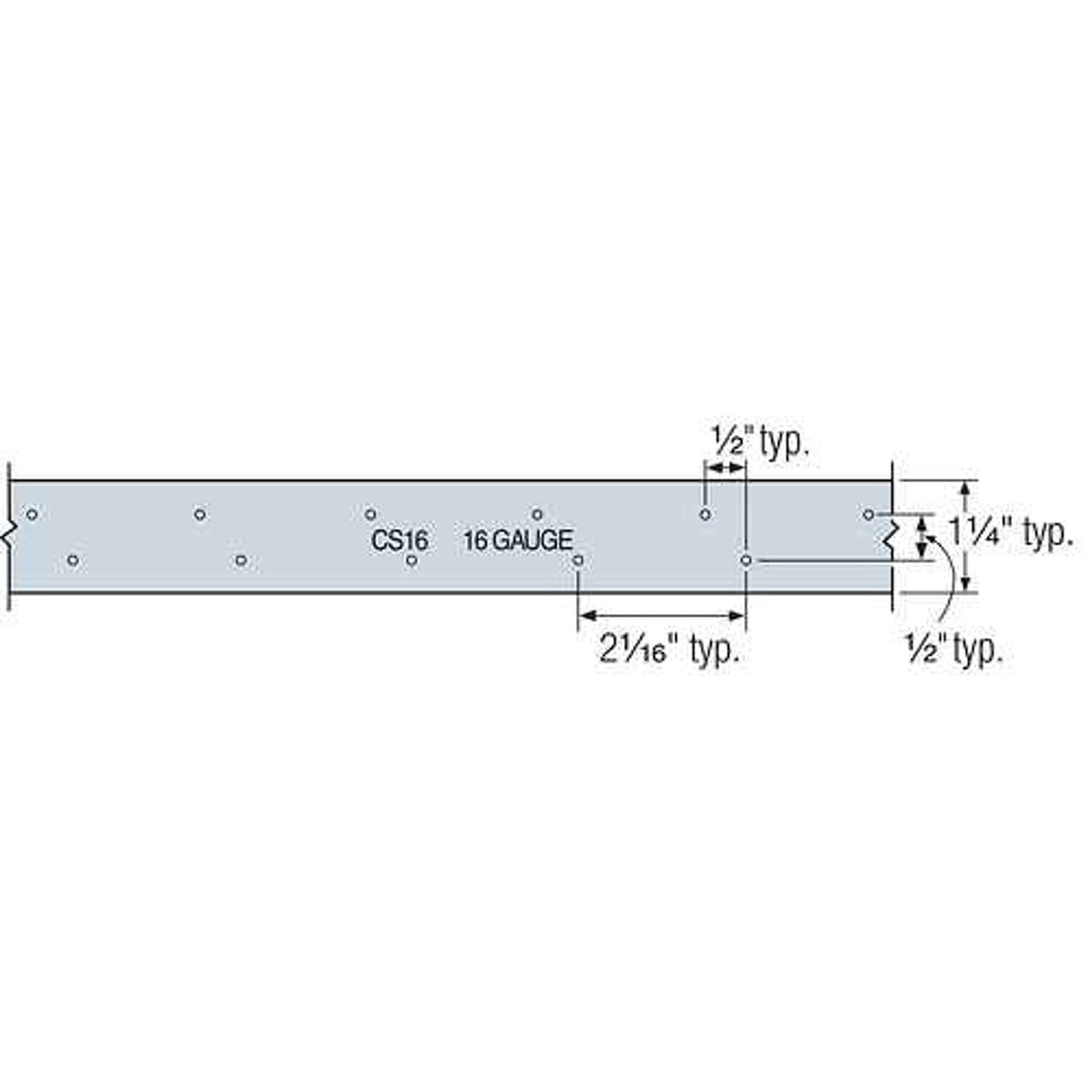 Simpson Strong-Tie CS18-R (18-Gauge 25') Galvanized Coiled Strap - 2
