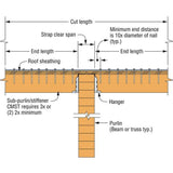 Simpson Strong-Tie CS18-R (18-Gauge 25') Galvanized Coiled Strap - 4