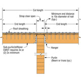 Simpson Strong-Tie CS18S (18-Gauge 100') Galvanized Coiled Strap - 4