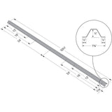 Simpson Strong-Tie DBR/30-R20 (22-Gauge) Galvanized Drywall Spacer Bracer (20 Pack) - 2