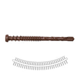 Simpson Strong-Tie DCSD238SBR01 Deck-Drive (#10 x 2-3/8") DCSD Composite-to-Steel Screw - Brown 01 (1000 Pack))