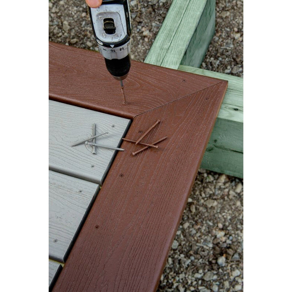 Simpson Strong-Tie DCU234MB316TN Deck-Drive (#10 x 2-3/4") T20 DCU SS Composite Screw, Type 316, Tan (1750 Pack) - 3