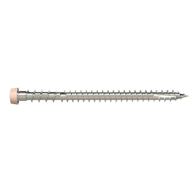 Simpson Strong-Tie DCU234P316TN05 Deck-Drive (#10 x 2-3/4") T20 DCU SS Composite Screw, Type 316, Tan 05 (350 Pack)