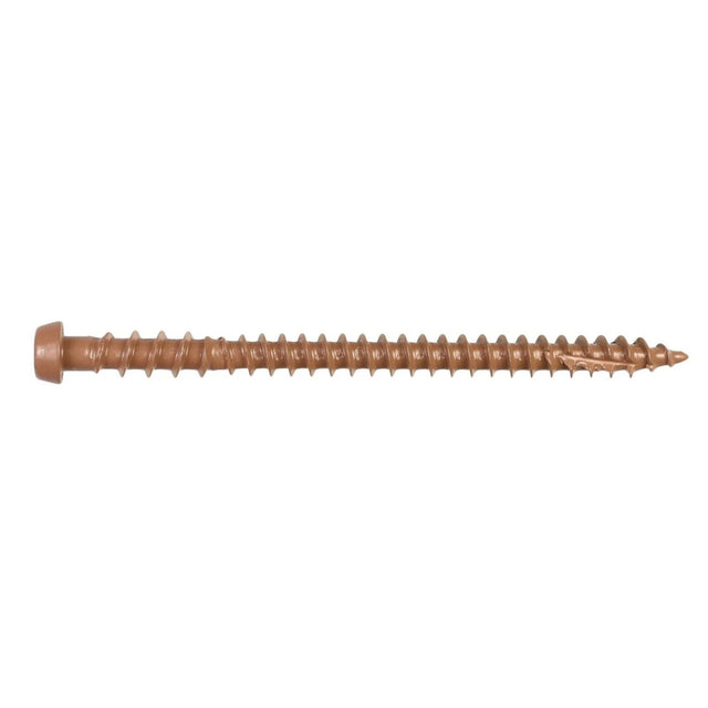Simpson Strong-Tie DCU234TN03R350 Deck-Drive (#10 x 2-3/4") T20 DCU Quik Guard Composite Collated Screw, Tan 03 (350 Pack)