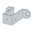 Simpson Strong-Tie DPT5Z Deck Post Tie - ZMAX Finish for 2x4 Posts