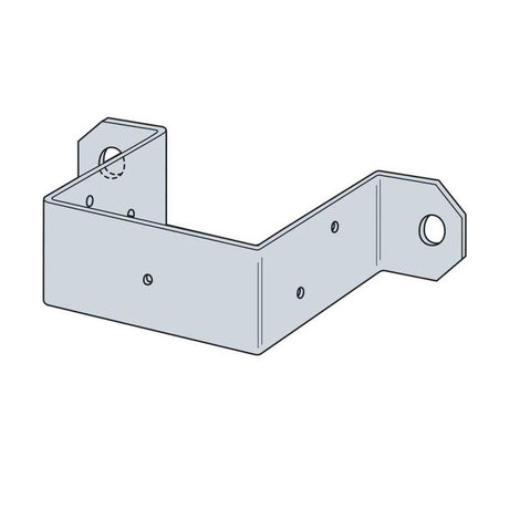 Simpson Strong-Tie DPT7Z Deck Post Tie for 4x4 Posts