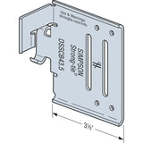 Simpson DSSCB43.5-KT25 Strong-Tie 4" x 3-1/2" Bypass Framing Drift Strut Connector with Screws for Cold-Formed Steel Construction (25 Pack) - 2