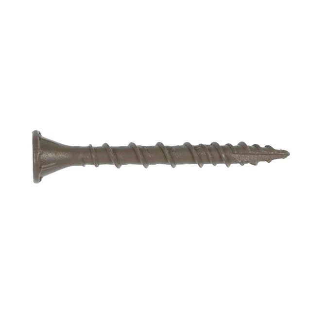 Simpson Strong-Tie DSVT158R160 Deck-Drive (#8 x 1-5/8") T25 DSV Quik Guard Wood Screw, Flat Head, Tan (160 Pack)