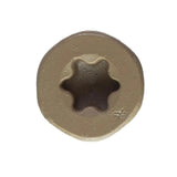 Simpson Strong-Tie DSVT158R1LB Deck-Drive (#8 x 1-5/8") T25 DSV Quik Guard Wood Screw, Flat Head, Tan (1 lb.) - 2