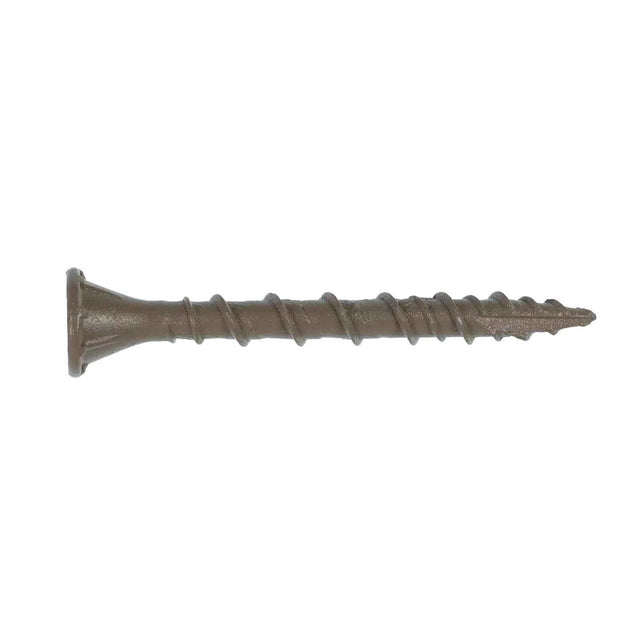 Simpson Strong-Tie DSVT158R350 Deck-Drive (#8 x 1-5/8") T25 DSV Quik Guard Wood Screw, Flat Head, Tan (350 Pack)