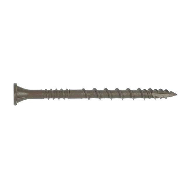 Simpson Strong-Tie DSVT212R80 Deck-Drive (#10 x 2-1/2") T25 DSV Quik Guard Wood Screw, Flat Head, Tan (80 Pack)