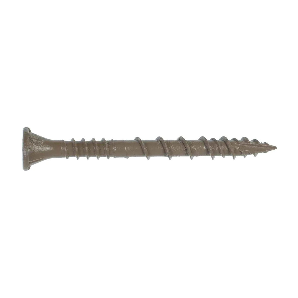 Simpson Strong-Tie DSVT2R110 Deck-Drive (#10 x 2") T25 DSV Quik Guard Wood Screw, Flat Head, Tan (110 Pack)
