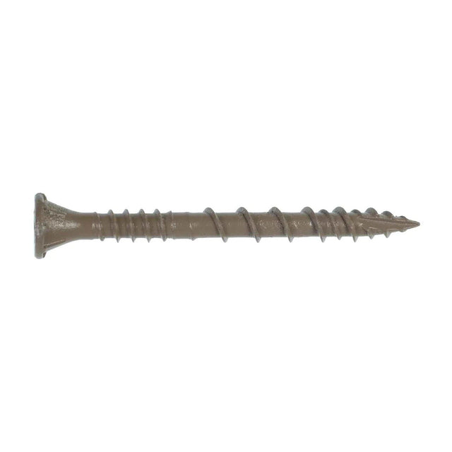 Simpson Strong-Tie DSVT2R350 Deck-Drive (#10 x 2") T25 DSV Quik Guard Wood Screw, Flat Head, Tan (350 Pack)