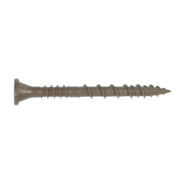 Simpson Strong-Tie DSVT2R5LB Deck-Drive (#10 x 2") T25 DSV Quik Guard Wood Screw, Flat Head, Tan (5 lb. Tub)