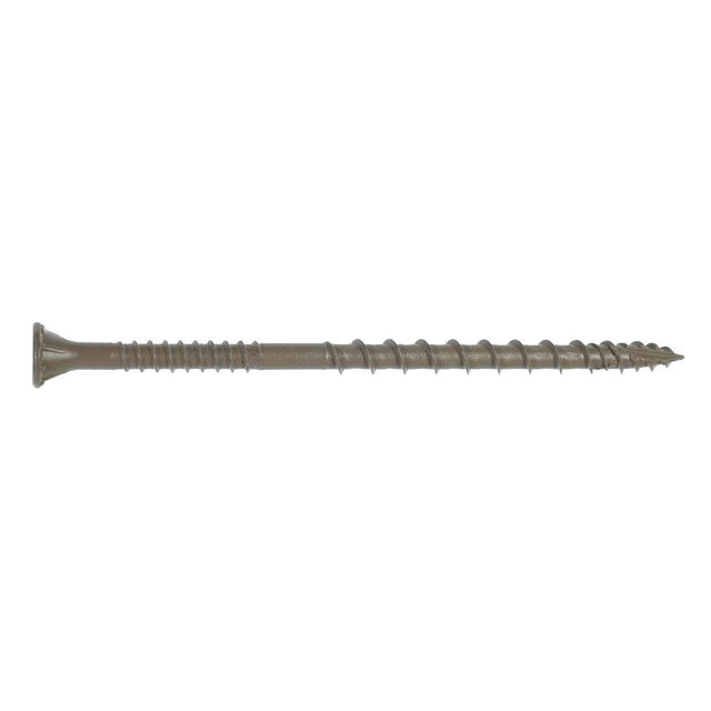 Simpson Strong-Tie DSVT312R5LB Deck-Drive (#10 x 3-1/2") T25 DSV Quik Guard Wood Screw, Flat Head, Tan (5 lb. Tub)
