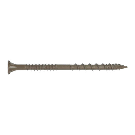 Simpson Strong-Tie DSVT3R1LB Deck-Drive (#10 x 3") T25 DSV Quik Guard Wood Screw, Flat Head, Tan (1 lb.)