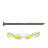 Simpson Strong-Tie DSVT3S Deck-Drive (#10 x 3") T25 DSV Quik Guard Wood Screw, Flat Head, Tan (1000 Pack)