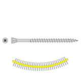 Simpson Strong-Tie DTHQ212S (#8 x 2-1/2") Quik Guard Trim-Head Collated Screw  - Type-17 Point  (1500 Pack)