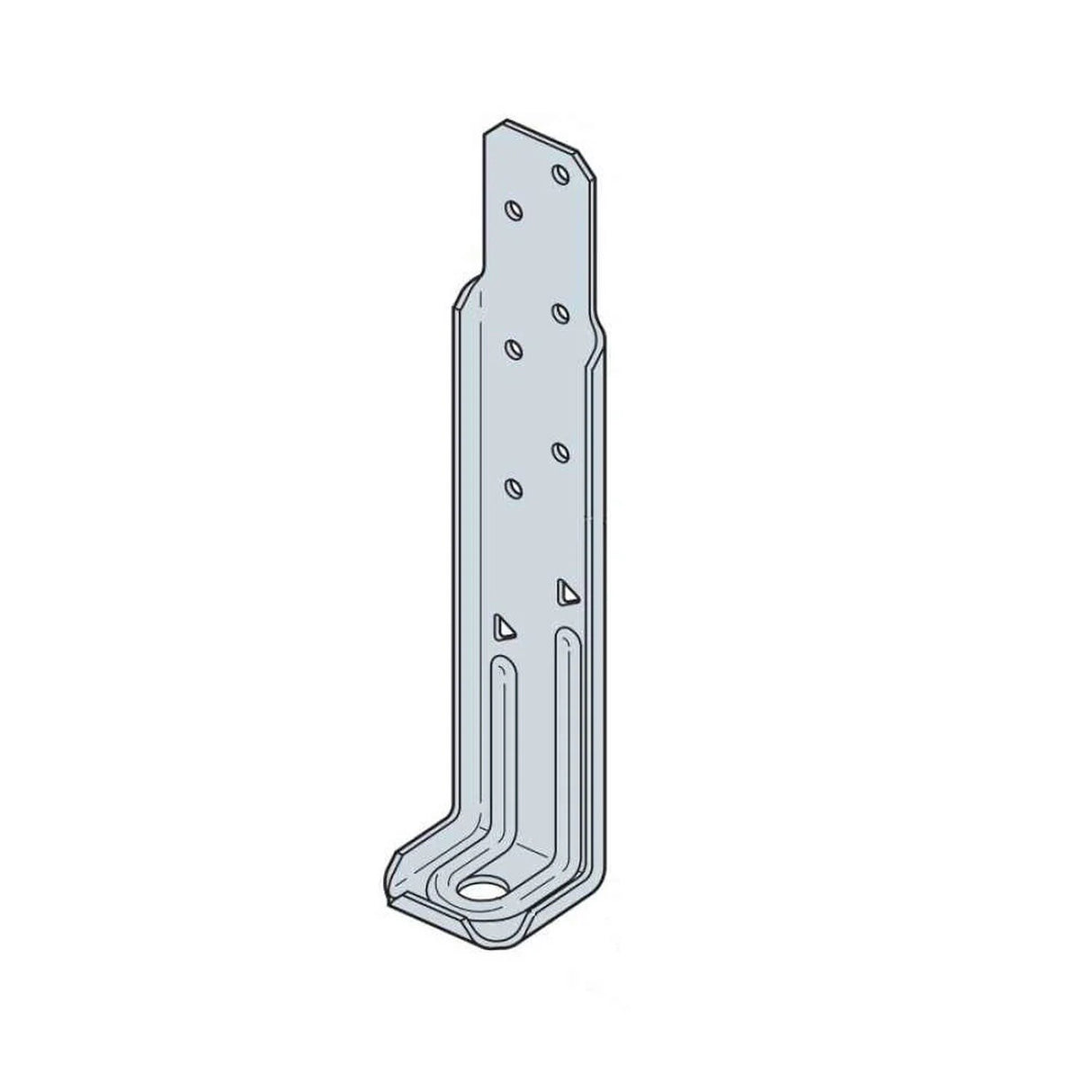 Simpson Strong-Tie DTT1Z (1-1/2" x 7-1/8") 14 Gauge Deck Tension Tie - ZMAX Finish
