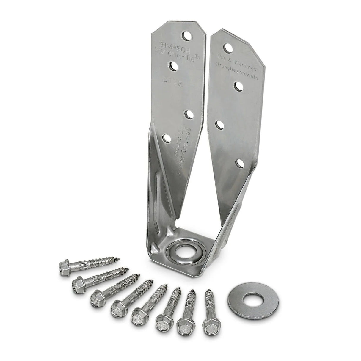 Simpson Strong-Tie DTT2SS (3-1/4" x 6-15/16") 14 Gauge Deck Tension Tie - Stainless Steel