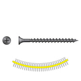 Simpson DWC2PS Quik Drive Collated Drywall Screw (#6 x 2 in.) Gray Phosphate Coarse Thread (2000 Pack)