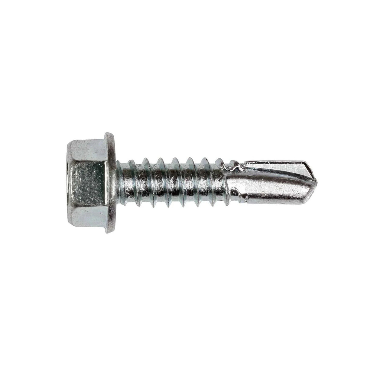 Simpson Strong-Tie E1B1414R100 Self-Drilling E Metal Screw Clear-Zinc Coating (100 Pack)