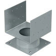 Simpson Strong-Tie ECB88 (8" x 8") Elevated Column Base, Gray Paint