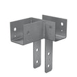 Simpson Strong-Tie ECCLL444TC Tall Corner End Column Cap Left Direction Gray Paint - For 4x Beams and 4x Posts