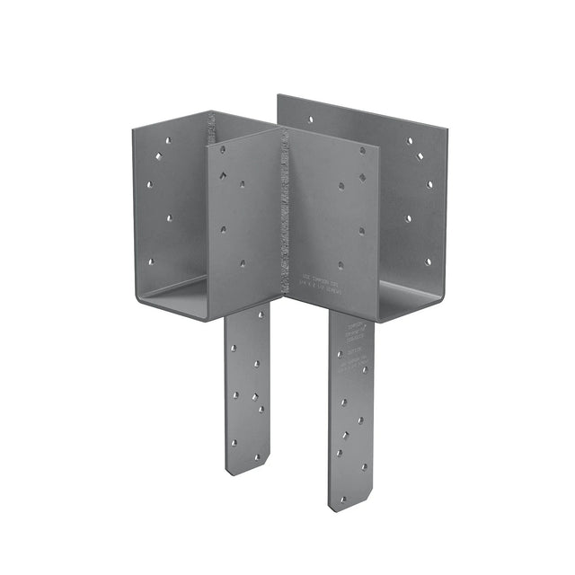 Simpson ECCLLQ464SDS Strong-Tie L-Shape End Column Cap for 4x Beams, 6x Post with SDS Screws, Left - Heavy-Duty Wood Connector