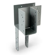 Simpson ECCLRQ464HDG Strong-Tie L-Shape End Column Cap for 4x Beams, 6x Post with SDS Screws, Skewed Right