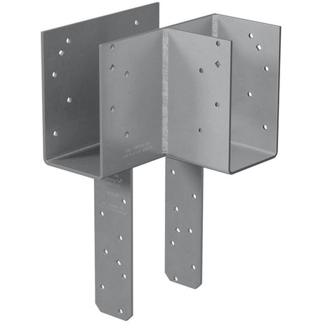 Simpson ECCLRQ464SDS Strong-Tie L-Shape End Column Cap for 4x Beams, 6x Post with SDS Screws, Skewed Right