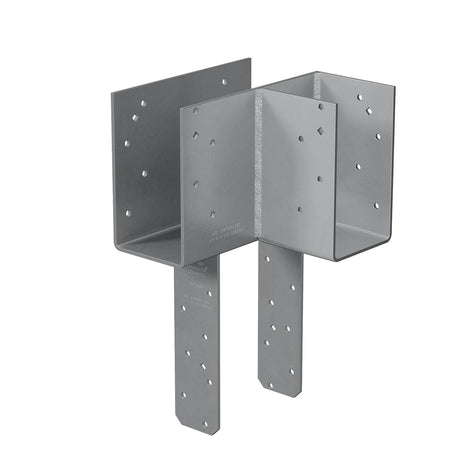Simpson Strong-Tie ECCLRQ666SDS None L-Shape End Column Cap for 6x Beams, 6x Post with SDS Screws, Skewed Right