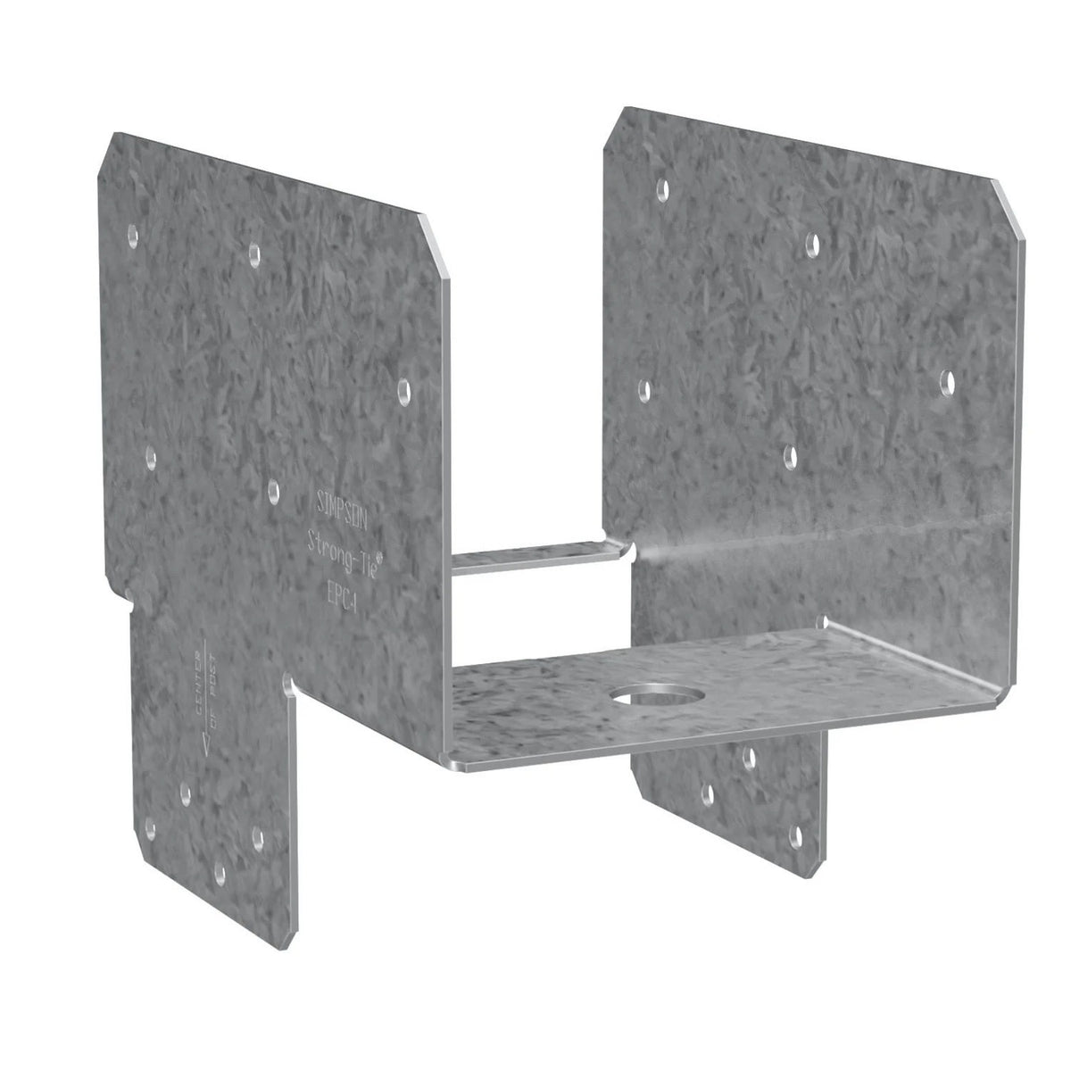 Simpson Strong-Tie EPC4Z (3-9/16") 16 Gauge End Post Cap, ZMAX Finish