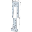 Simpson Strong-Tie ETB160A-SCRB Hidden Timber Connector with Screws for Glulam Beams