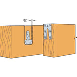 Simpson Strong-Tie ETB160A-SCRB Hidden Timber Connector with Screws for Glulam Beams - 3