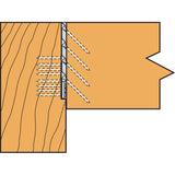 Simpson Strong-Tie ETB160A-SCRB Hidden Timber Connector with Screws for Glulam Beams - 4