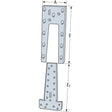 Simpson Strong-Tie ETB230A-SCRB Hidden Timber Connector with Screws for Glulam Beam Connections