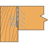 Simpson Strong-Tie ETB90A-SCRB Hidden Timber Connector with Screws for Glulam Beam Connections - 4
