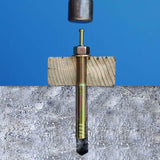 Simpson Strong-Tie EZAC50600 (1/2" x 6") Easy-Set Pin-Drive Expansion Anchor (25 Pack) - 2