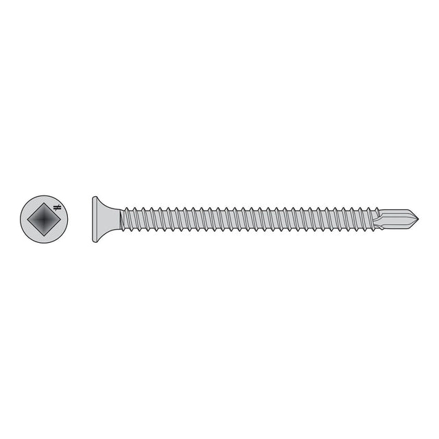 Simpson Strong-Tie F08T200BDM (#8 x 2") Self-Drilling Bugle-Head Screw 410 Stainless Steel (1000 Pack)