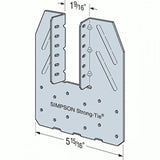 Simpson Strong-Tie H14 (18-Gauge) Hurricane Tie - G90 Zinc Galvanized - 2